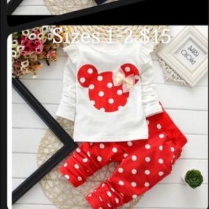 Mickey Mouse Polkadotted two-piece